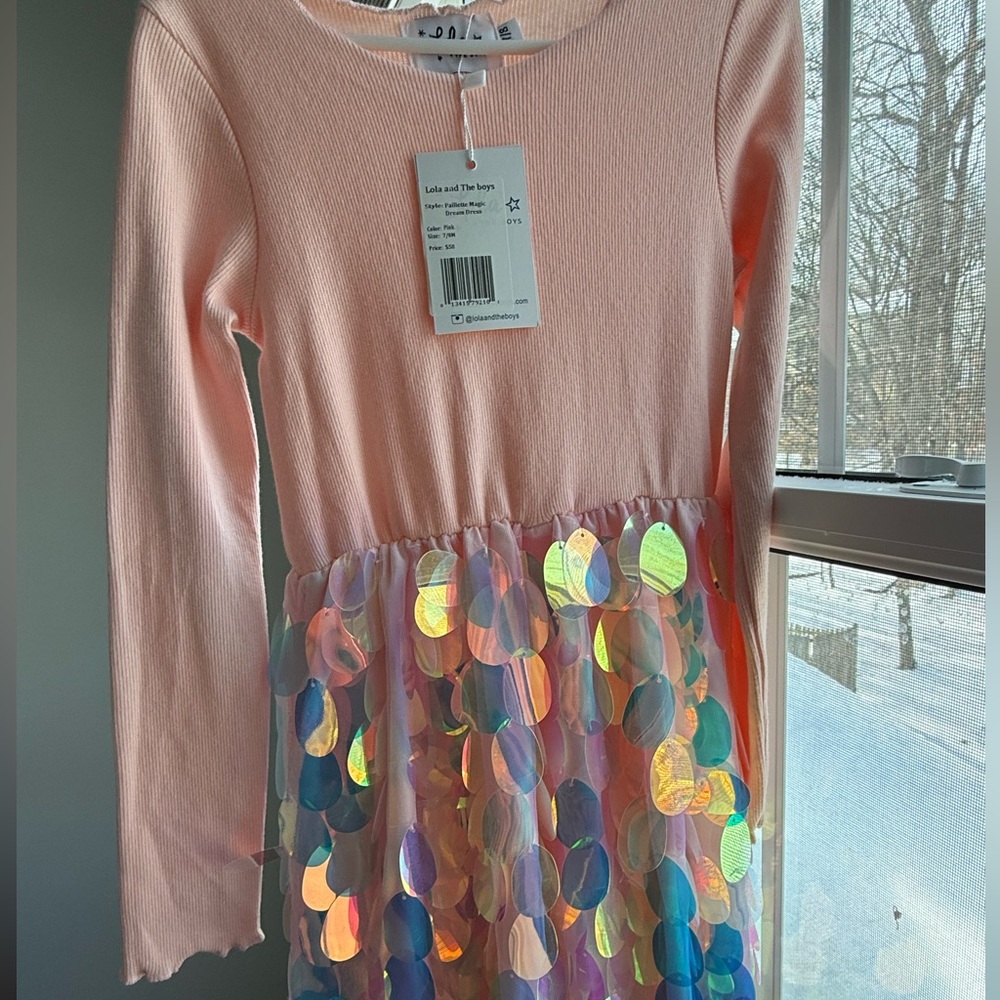 Lola and The Boys Pink Magic Dress